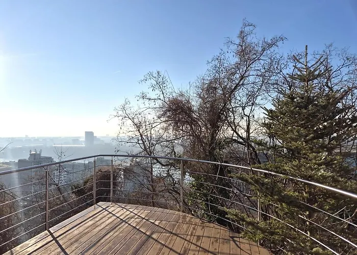 Amazing View Of The River Donau 公寓